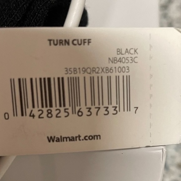 NWT “NOBO” Black “TURN CUFF” Socks-( NO BOUNDARIES) - Fits for Shoe Sizes 8-12 - Picture 6 of 10